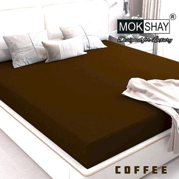 COTTON TERRY FABRIC WATERPROOF LAMINATED MATTRESS PROTECTOR WITH ELASTIC FITTED CORNERS
