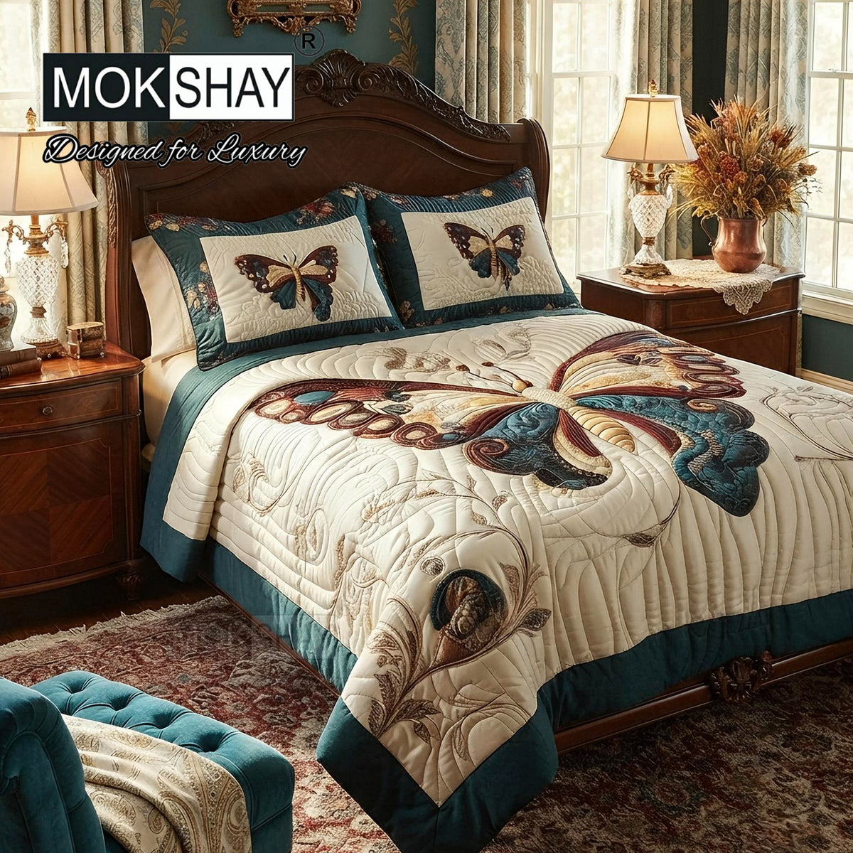 IMAGINATION •  KING SIZE 7D DIGITAL PRINTS BEDSHEET SET { 1+2 }
