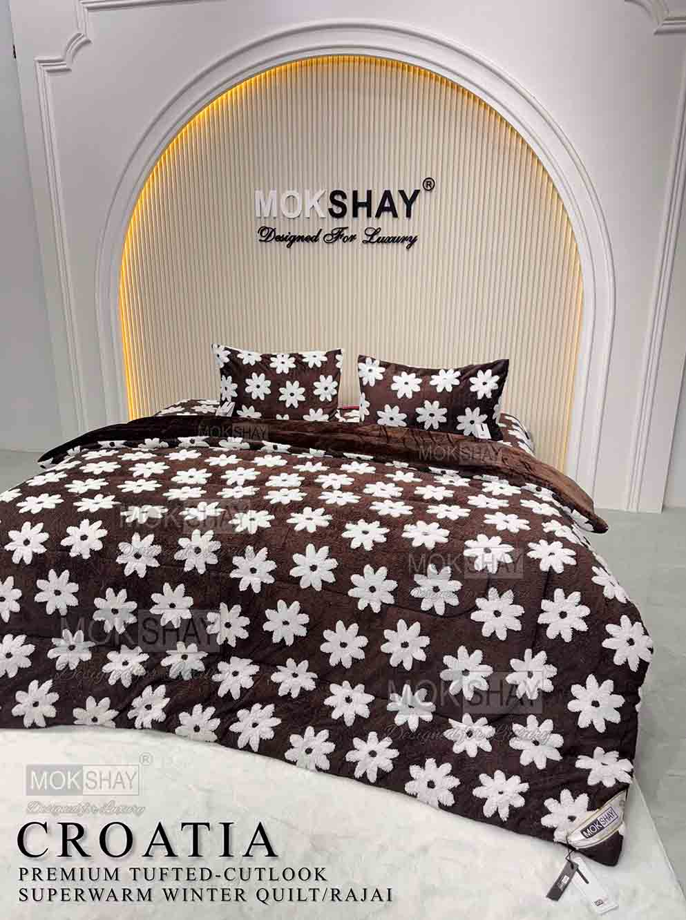 CROATIA • PREMIUM KOREAN TUFFTED FURR CUTLOOK QUILT / RAJAI