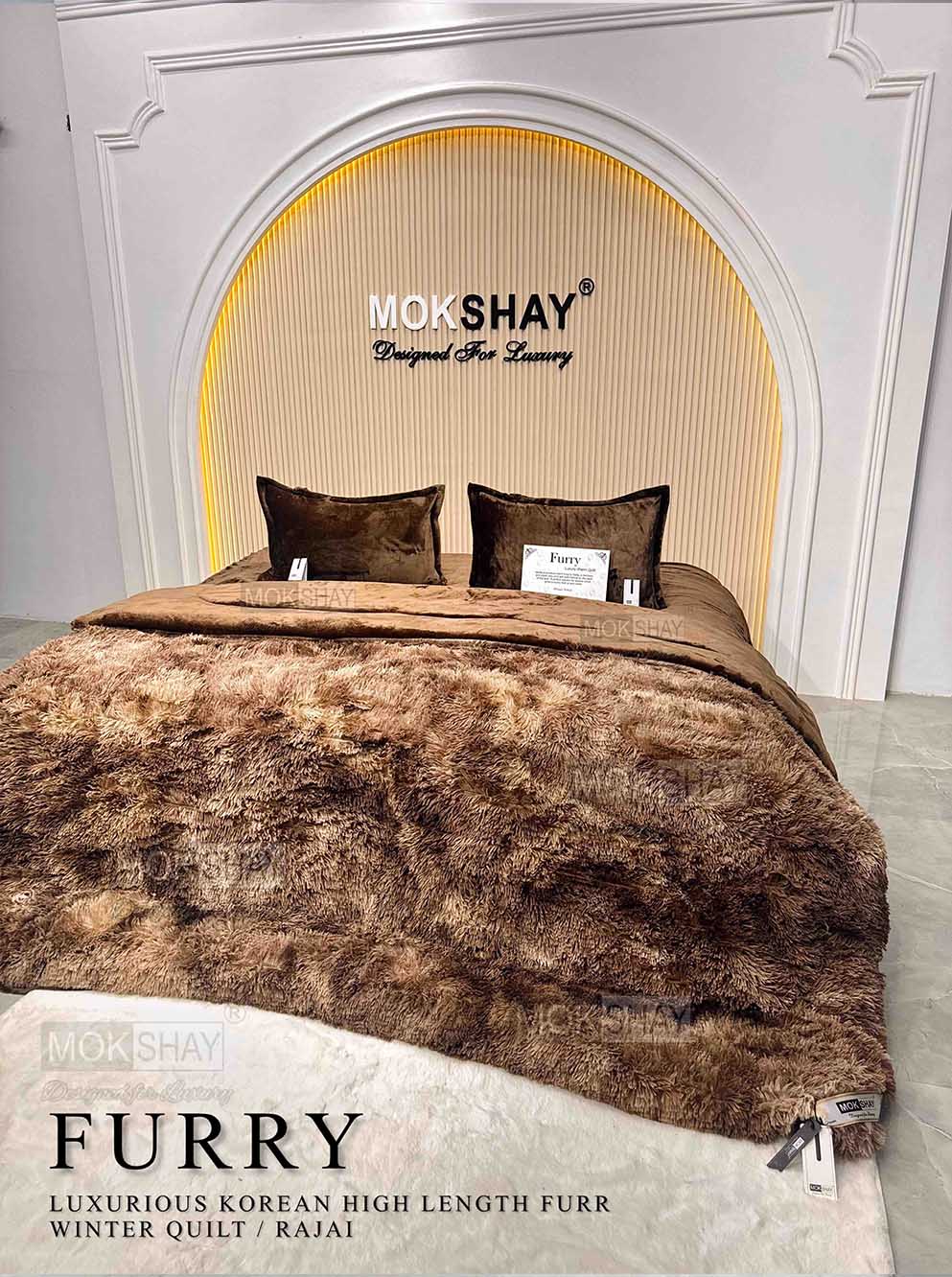 FURRY• KOREAN FURR QUILT / RAJAI HIGH LENGTH KOREAN FURR