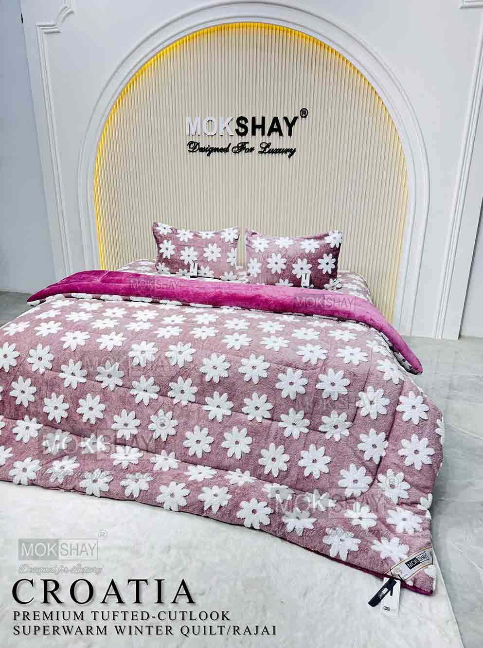 CROATIA • PREMIUM KOREAN TUFFTED FURR CUTLOOK QUILT / RAJAI