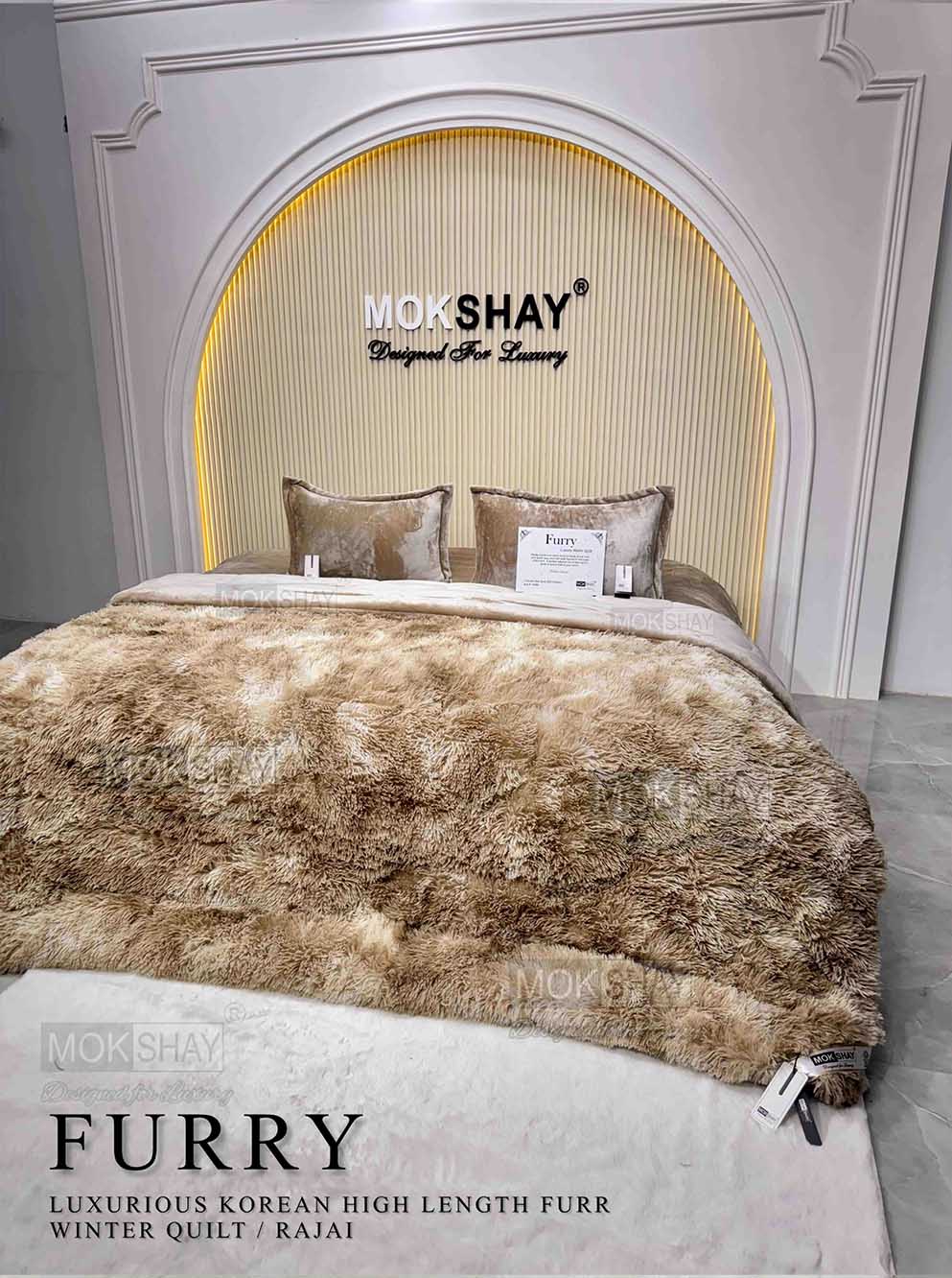 FURRY• KOREAN FURR QUILT / RAJAI HIGH LENGTH KOREAN FURR