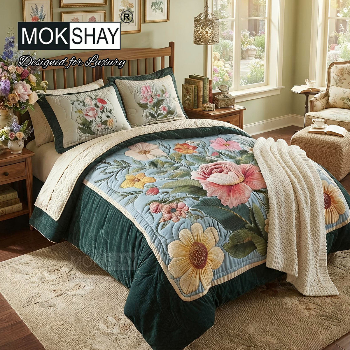 IMAGINATION •  KING SIZE 7D DIGITAL PRINTS BEDSHEET SET { 1+2 }