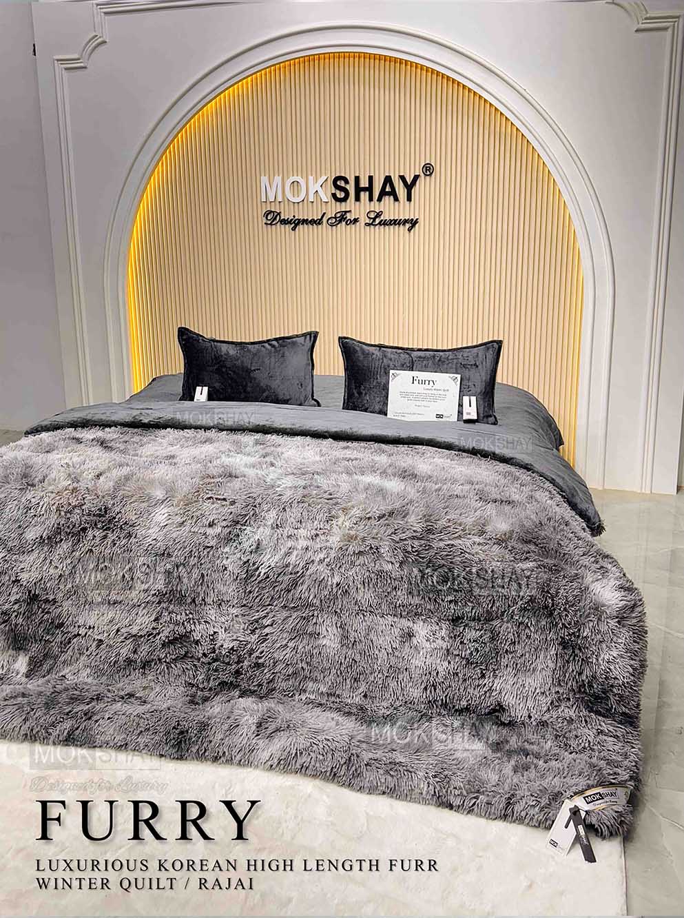 FURRY• KOREAN FURR QUILT / RAJAI HIGH LENGTH KOREAN FURR