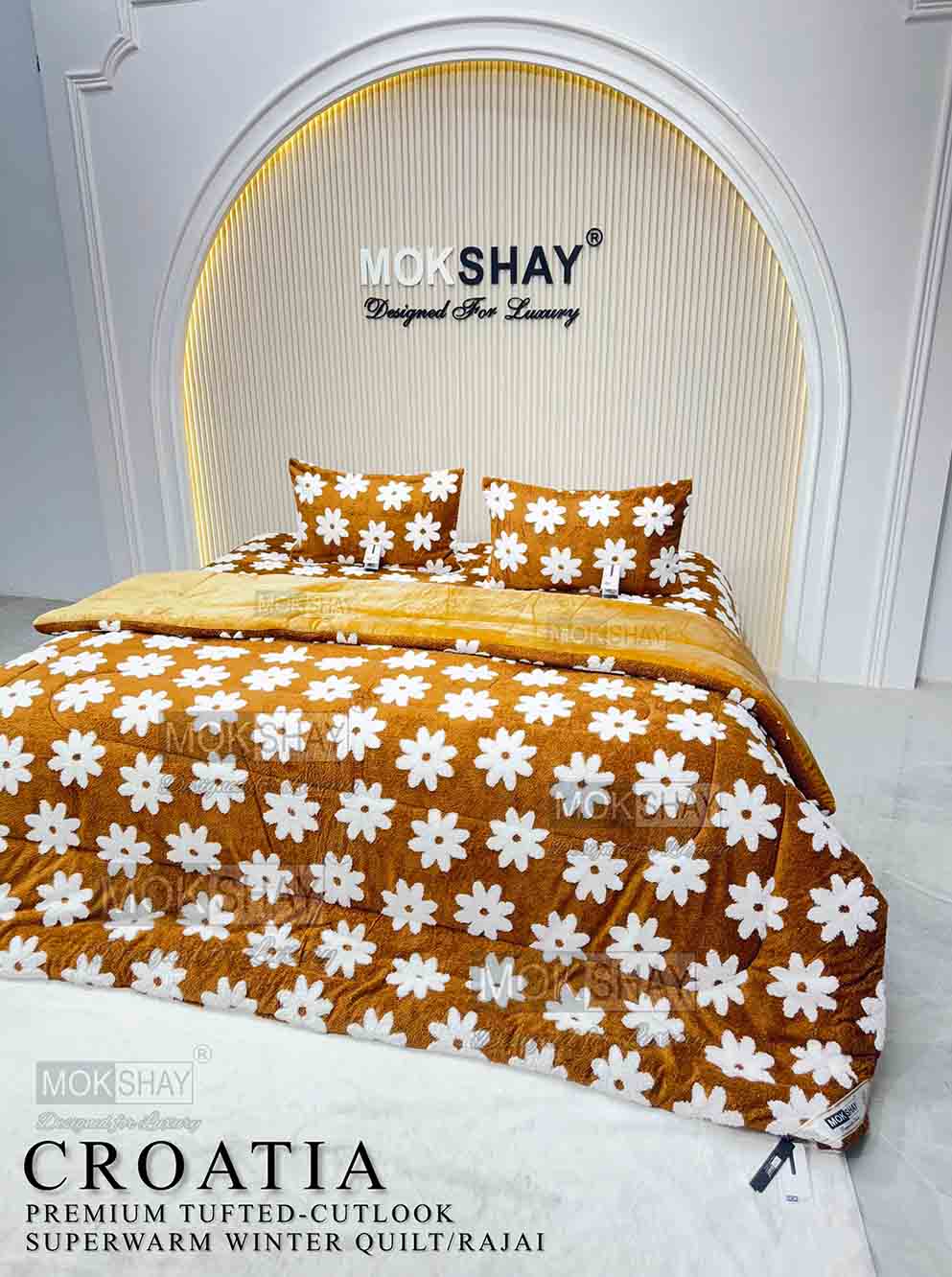 CROATIA • PREMIUM KOREAN TUFFTED FURR CUTLOOK QUILT / RAJAI