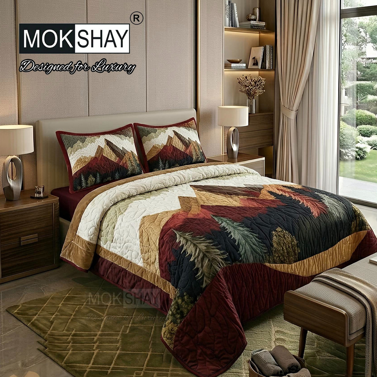IMAGINATION •  KING SIZE 7D DIGITAL PRINTS BEDSHEET SET { 1+2 }