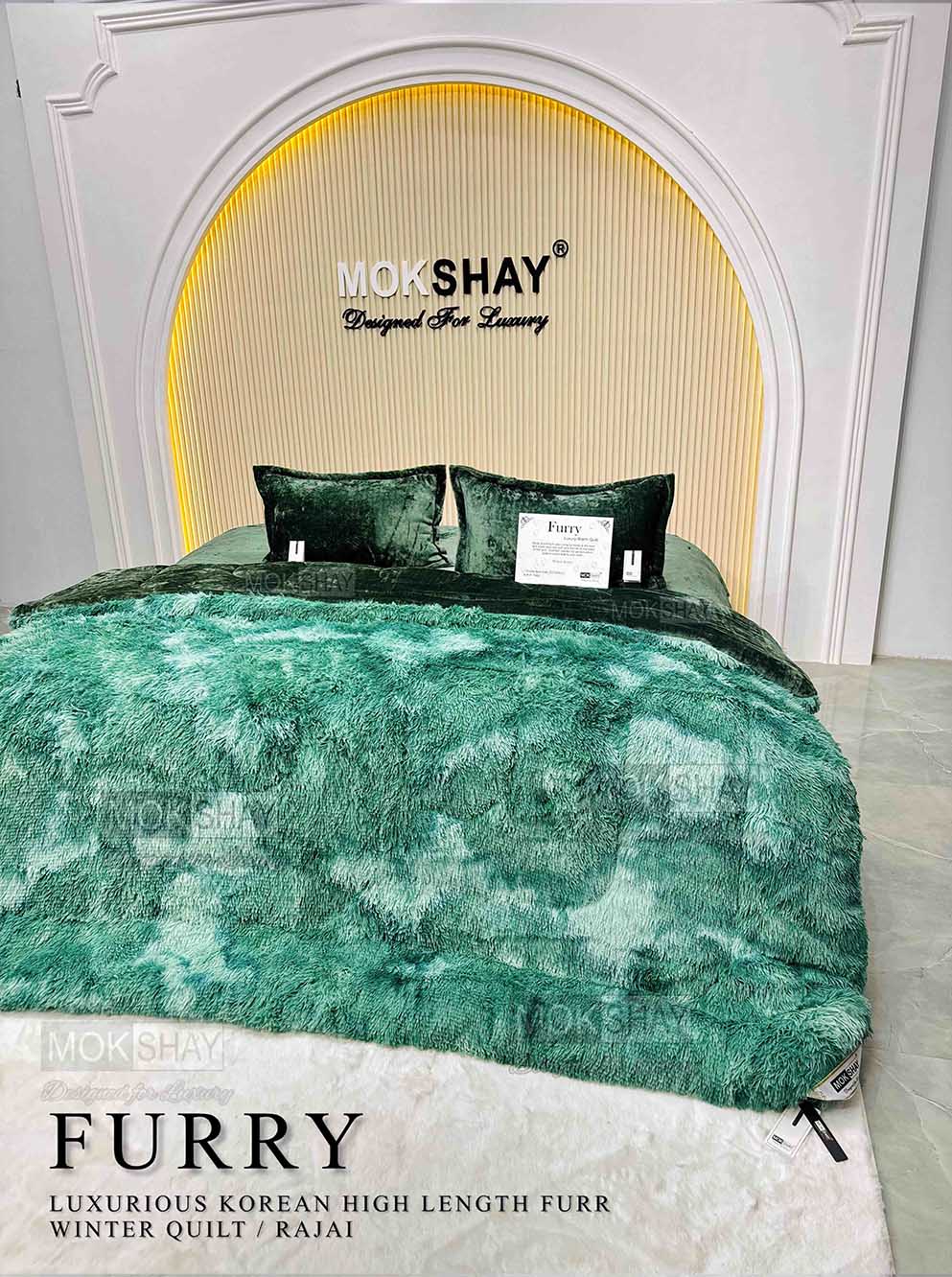 FURRY• KOREAN FURR QUILT / RAJAI HIGH LENGTH KOREAN FURR