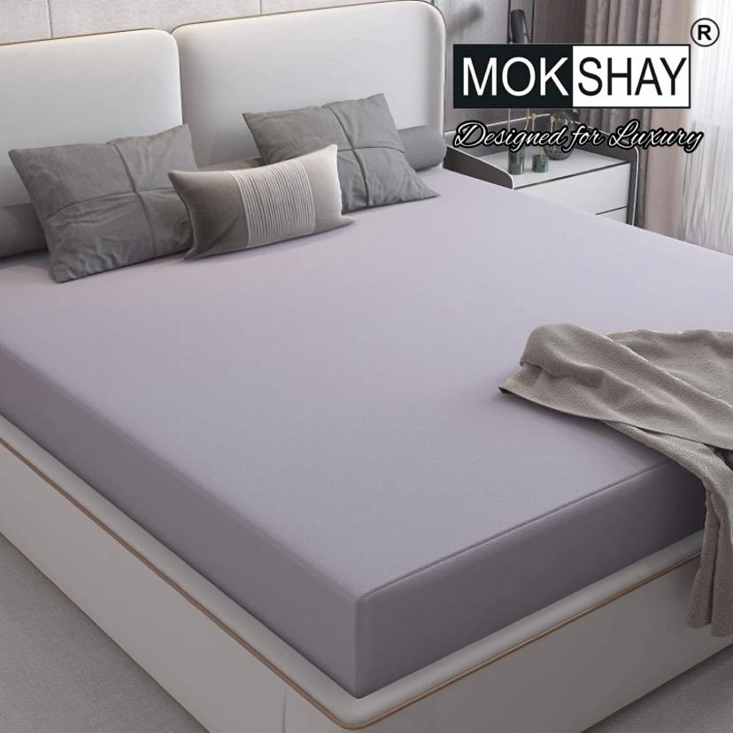 COTTON TERRY FABRIC WATERPROOF LAMINATED MATTRESS PROTECTOR WITH ELASTIC FITTED CORNERS