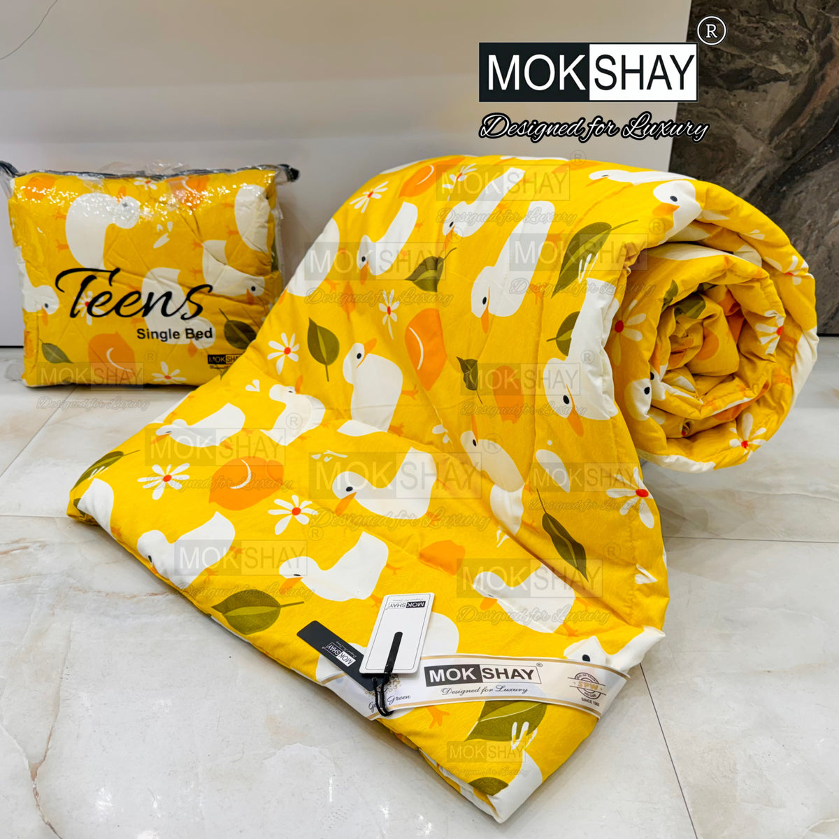 TEENS  PREMIUM SINGLE BED KIDS COMFORTER { 60x90INCHES }