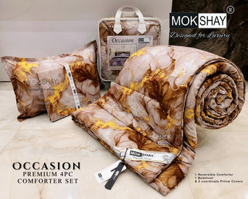 OCCASION • PREMIUM 4PC COMFORTER SET / COMFORTER WITH BEDSHEET