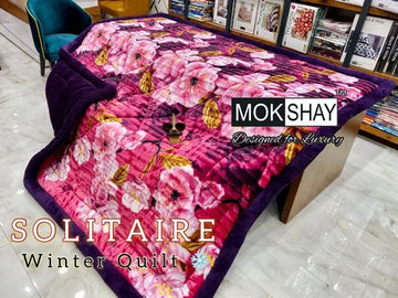 Double Bed Winter Rajai Quilt